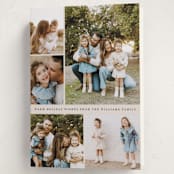 "Festive Five" - Holiday Cards in Vanilla by Lindsay Megahed - Folded Card