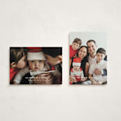 "Allium" - Holiday Cards in Snow by Deynaaz Daraei - Photo Orientation Options