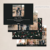 "Love, Peace & Hope" - Holiday Cards in Holly by Susan Moyal - Back of Card Options