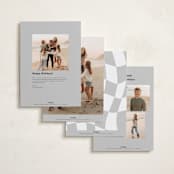 "Very Bold" - Holiday Cards in Snowflake by Jessie Steury - Back of Card Options