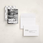 "Very Bold" - Holiday Cards in Snowflake by Jessie Steury - Assembled