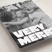 "Very Bold" - Holiday Cards in Snowflake by Jessie Steury - Detail