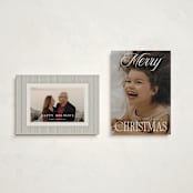 "Beautiful Christmas" - Holiday Cards in Snowflake by Julie Ley - Photo Orientation Options
