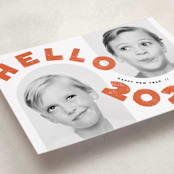 "Big Wave" - Holiday Cards in Holly Berry by silverscreen studio - Detail