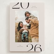 "On the Edge" - Holiday Cards in Champagne by Michelle Taylor - Front