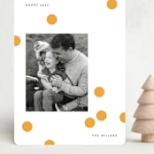 "Happy Dots" - Holiday Cards in Sunny by Sumak Studio - Front