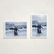 "Timeless Charm" - Holiday Cards in Ink by Lucrecia Caporale - Photo Orientation Options