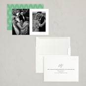 "Chic Year Ahead" - Holiday Cards in Snow by Simona Camp - Assembled