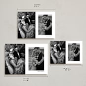 "Chic Year Ahead" - Holiday Cards in Snow by Simona Camp - Formats Available