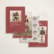 "Holiday gifts" - Holiday Cards in Crimson by Chris Griffith - Back of Card Options