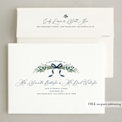 "Festive Vine" - Holiday Cards in Twilight by Susan Moyal - FREE Recipient Addressing