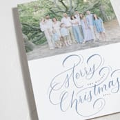 "Wonder Winterland" - Holiday Cards in Twilight by Up Up Creative - Detail