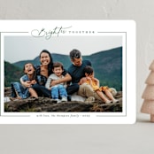 "All Merry Together" - Holiday Cards in Pine by Amy Kross - Front