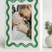 "ricrac" - Holiday Cards in Wreath by Lori Wemple - Folded Card