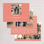 "Marrier Holidays" - Holiday Cards in Sand by Ann Gardner - Back of Card Options