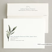 "Holiday Botanical" - Holiday Cards in Blue Spruce by Susan Moyal - FREE Recipient Addressing