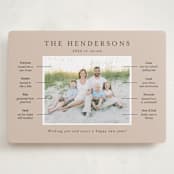 "Our Year in Review" - Holiday Cards in Ginger by Kristen Knechtel - Front