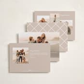 "Our Year in Review" - Holiday Cards in Ginger by Kristen Knechtel - Back of Card Options