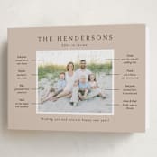 "Our Year in Review" - Holiday Cards in Ginger by Kristen Knechtel - Folded Card