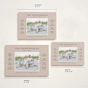 "Our Year in Review" - Holiday Cards in Ginger by Kristen Knechtel - Formats Available