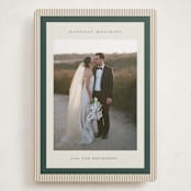 "Modern striped frame" - Holiday Cards in Forest by Jackie Crawford - Front