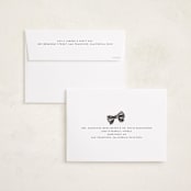 "Grid" - Holiday Cards in Ecru by Morgan Kendall - FREE Recipient Addressing