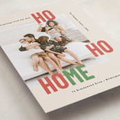 "New Ho Ho Home" - Holiday Cards in Eggnog by Mary Kay Garttmeier - Detail