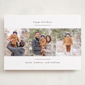 "modern minimalist" - Holiday Cards in Crisp Snow by Kate Ross - Front