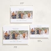 "modern minimalist" - Holiday Cards in Crisp Snow by Kate Ross - Formats Available