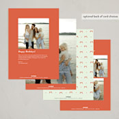 "Multi Stamp Photo" - Holiday Cards in Mint by Hannah Williams - Back of Card Options