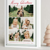 "classic multi frame" - Holiday Cards in Pine by Kanika Mathur - Folded Card