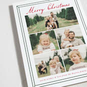 "classic multi frame" - Holiday Cards in Pine by Kanika Mathur - Detail