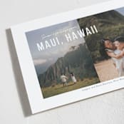 "Travel Greetings" - Holiday Cards in Coconut by Meggy Masters - Detail