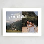 "Travel Greetings" - Holiday Cards in Coconut by Meggy Masters - Full Design