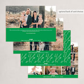 "hand-written holiday message" - Holiday Cards in Pine by Alexandra Dzh - Back of Card Options
