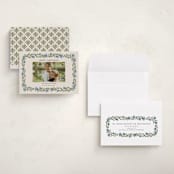 "wreath wrap" - Holiday Cards in Blue Spruce by Jen Owens - Assembled