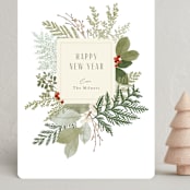 "Juniper" - Holiday Cards in Starlight by Jennifer Wick - Front