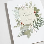 "Juniper" - Holiday Cards in Starlight by Jennifer Wick - Close-up