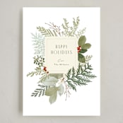 "Juniper" - Holiday Cards in Starlight by Jennifer Wick - Full Design