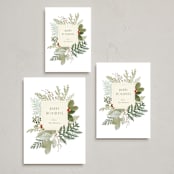 "Juniper" - Holiday Cards in Starlight by Jennifer Wick - Formats Available