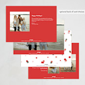 "Exuberant" - Holiday Cards in Snow by Jackie Crawford - Back of Card Options