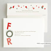 "Exuberant" - Holiday Cards in Snow by Jackie Crawford - FREE Recipient Addressing
