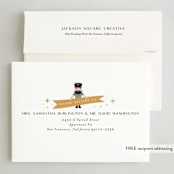 "Dr. Nutcracker" - Holiday Cards in Midnight Teal by Tennie and Co. - FREE Recipient Addressing