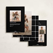 "MR. AND MRS." - Holiday Cards in Veil by Pink House Press - Back of Card Options