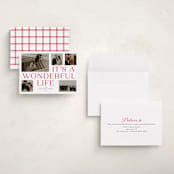 "It's A Wonderful Life" - Holiday Cards in Santa Suit by Paula Pecevich - Assembled