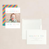 "Colorful Year" - Holiday Cards in Rainbow by Michelle Taylor - Assembled