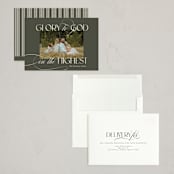 "In the Highest" - Holiday Cards in Olive by Heather Cairl - Assembled