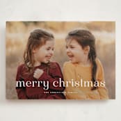 "Quartz" - Holiday Cards in Blizzard by Wildfield Paper Co - Front