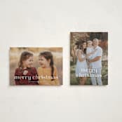 "Quartz" - Holiday Cards in Blizzard by Wildfield Paper Co - Photo Orientation Options