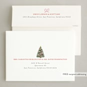 "city christmas tree" - Holiday Cards in Cornucopia by Cass Loh - FREE Recipient Addressing